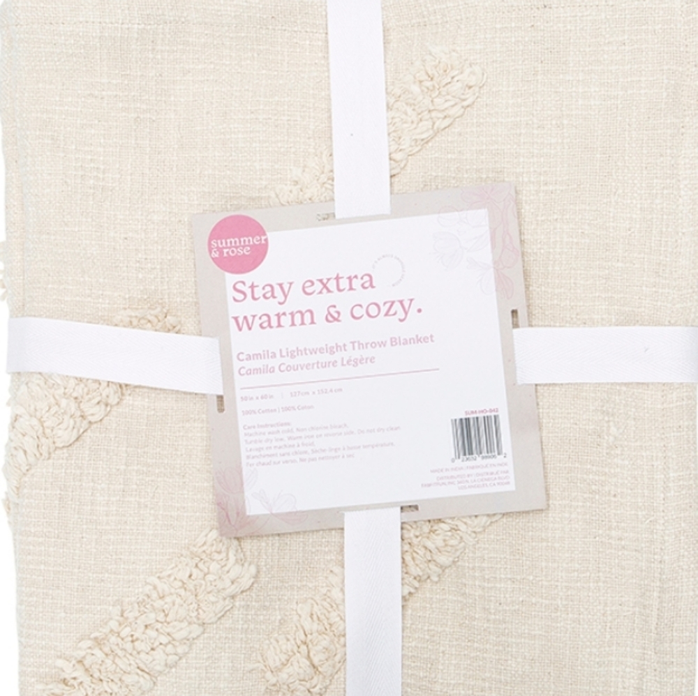 Camila Lightweight Throw Blanket